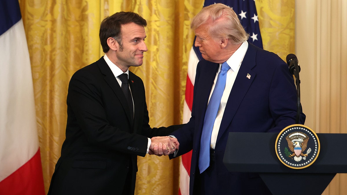 Macron meets with Trump on Ukraine war anniversary